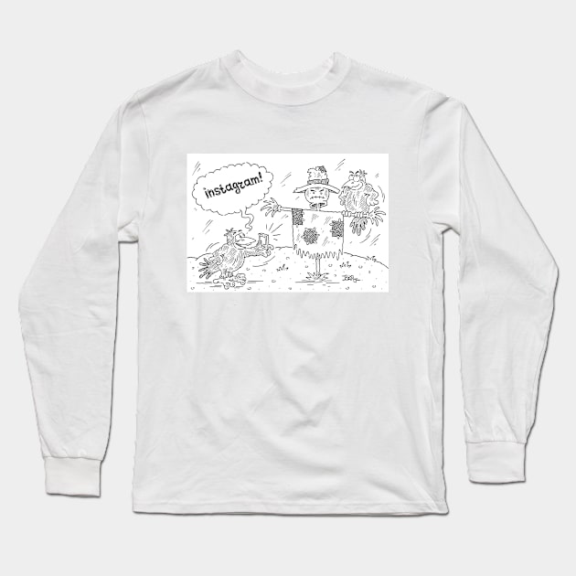 instagram Long Sleeve T-Shirt by varus